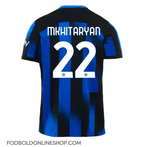 Inter Milan Henrikh Mkhitaryan #22 Hjemmebanetrøje 2023-24 Kortærmet